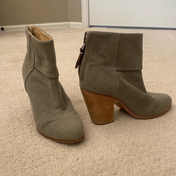 Rag and Bone canvas booties. Originally $395 - Picture 1 of 4